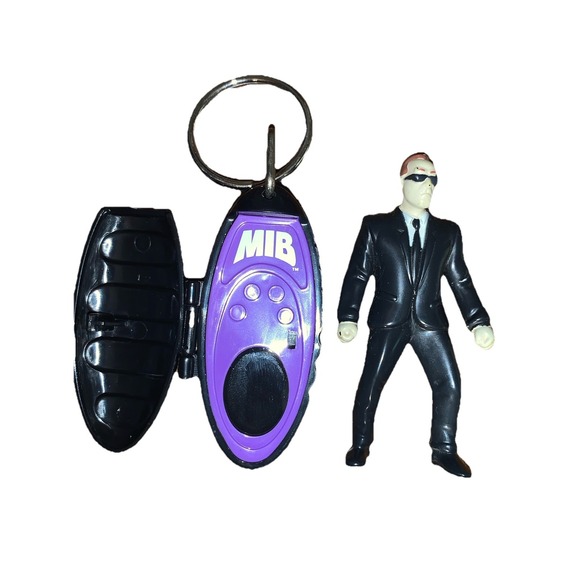 burger king Other - 1998 Burger King Men In Black Fingerprint Scanner Kids Club Toy